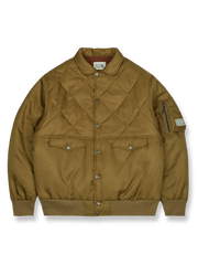 製品画像: 3Mシンサレート ダイヤモンドキルト フライトジャケットの全体展示