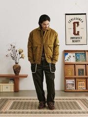 3Mシンサレート ダイヤモンドキルト フライトジャケット