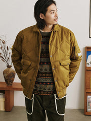 3Mシンサレート ダイヤモンドキルト フライトジャケット