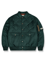 製品画像: 3Mシンサレート ダイヤモンドキルト フライトジャケットの全体展示