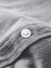 4色 刺繍入り コットン 長袖シャツ