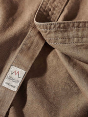 4色 コットン ワークシャツ