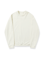 ブルーのヴィンテージアメリカンスタイルルーズフィットスウェットの正面展示