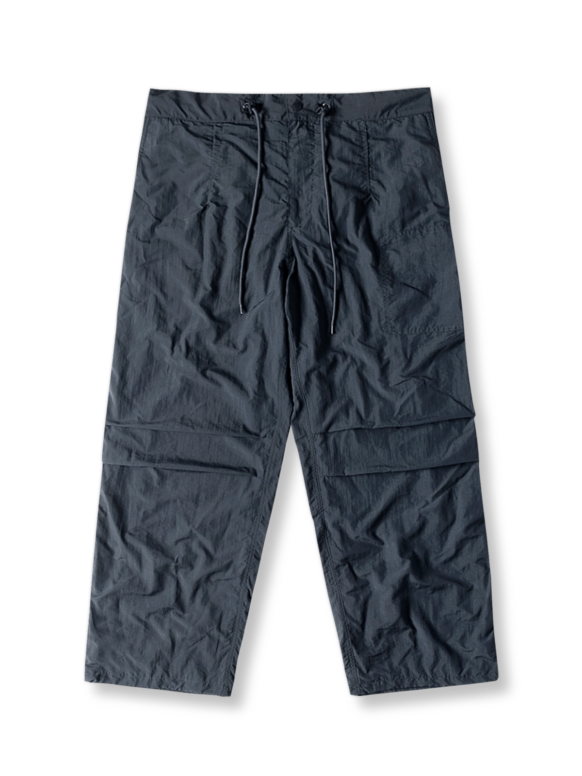 製品画像: 180gナイロン素材のダブルレイヤーパラトルーパーパンツ
詳細画像: 多ポケットとウエスト調整機能のディテール
