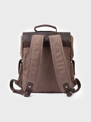 5色 キャンバスレザー混合 バックパック