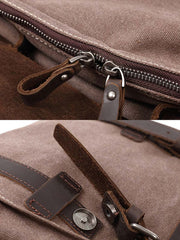 5色 キャンバスレザー混合 バックパック