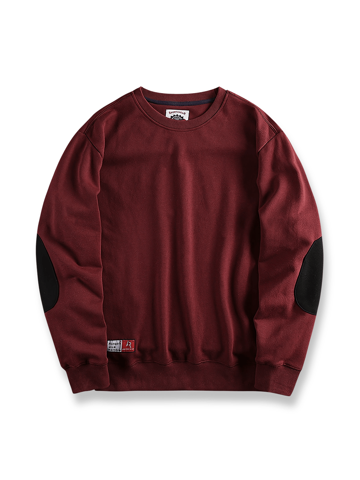 製品画像: 5色展開パッチデザインプルオーバースウェット正面