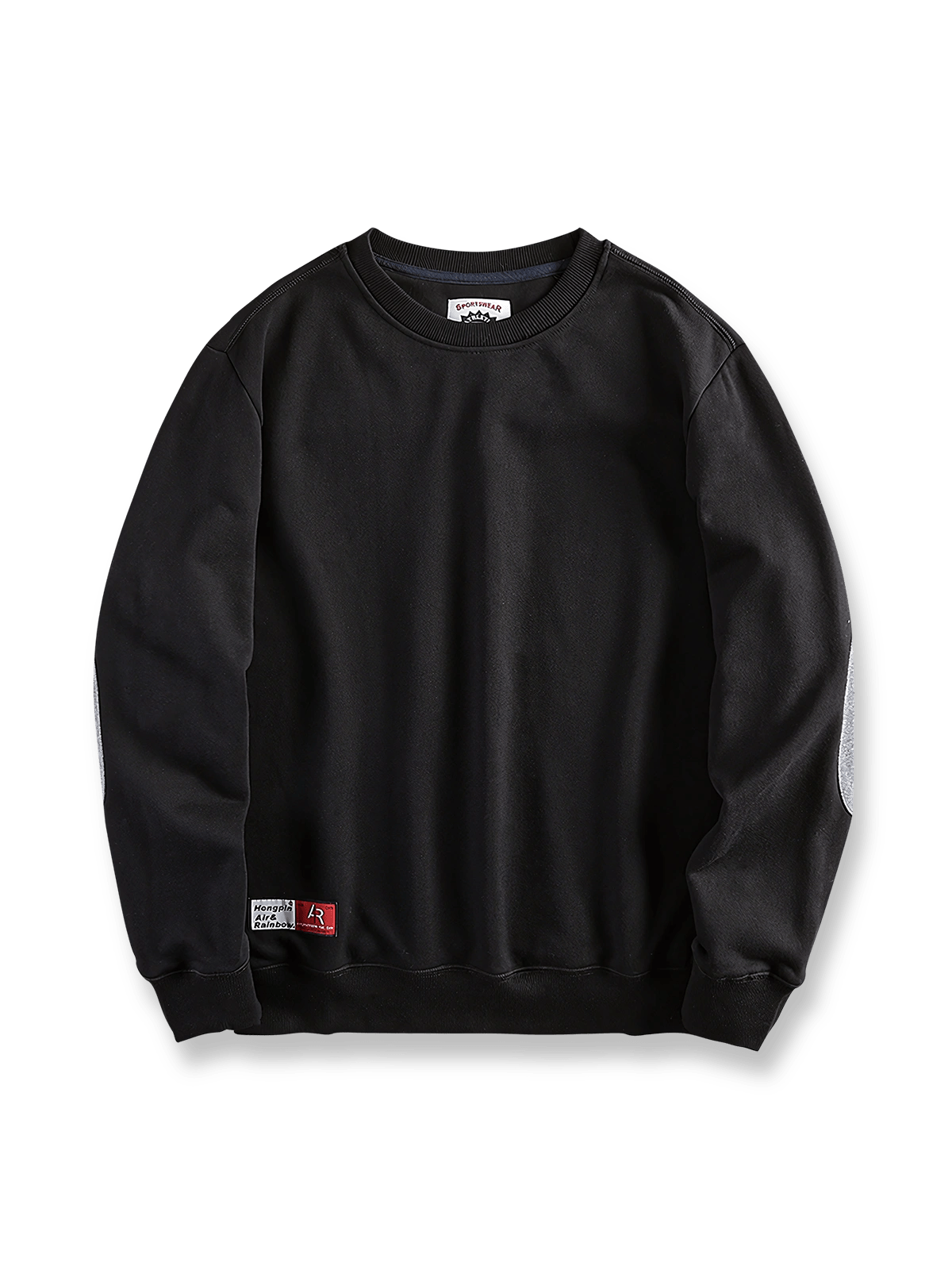 製品画像: 5色展開パッチデザインプルオーバースウェット正面