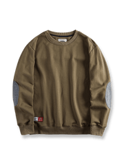 製品画像: 5色展開パッチデザインプルオーバースウェット正面