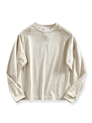 製品画像: ヘビーウェイト竹節糸長袖Tシャツの正面展示