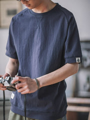 5色展開 クルーネック 半袖Tシャツ