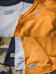 5色展開 クルーネック 半袖Tシャツ