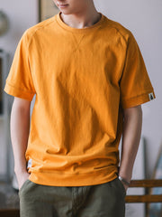 5色展開 クルーネック 半袖Tシャツ