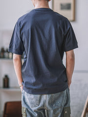 5色展開 クルーネック 半袖Tシャツ