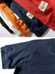 5色展開 クルーネック 半袖Tシャツ