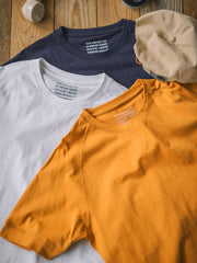 5色展開 クルーネック 半袖Tシャツ