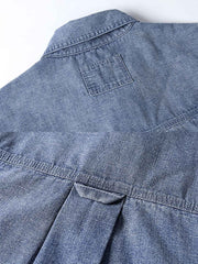 50日間ウォッシュ加工 ルーズフィット 長袖シャツ