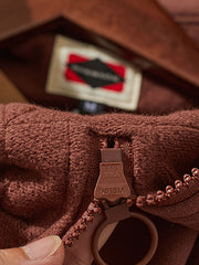 半開襟 ニット スウェット