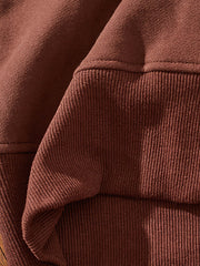 半開襟 ニット スウェット