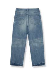 50年代ワイドウォッシュデニムパンツ