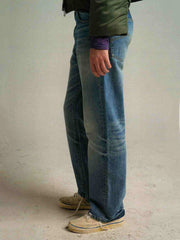 50年代ワイドウォッシュデニムパンツ