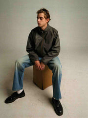 50年代ワイドウォッシュデニムパンツ