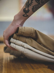 コットン ベルト付き 5分丈 ショートパンツ