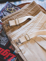 コットン ベルト付き 5分丈 ショートパンツ