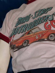 アメリカン レトロ60年代 ヒッピー風 プリントTシャツ