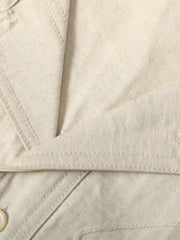 8OZコットンリネンウエスタンキューバシャツ