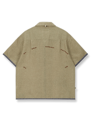 8周年記念プリントラフィアシャツ