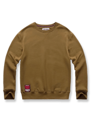 製品画像: 9色展開厚手フリース裏地のクルーネックスウェット全体展示