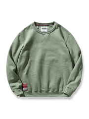 製品画像: 9色展開厚手フリース裏地のクルーネックスウェット全体展示