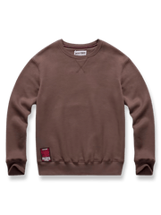 製品画像: 9色展開厚手フリース裏地のクルーネックスウェット全体展示