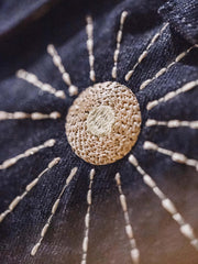 ヴィンテージ刺繍デニムショルダーバッグ