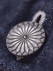 ヴィンテージ刺繍デニムショルダーバッグ