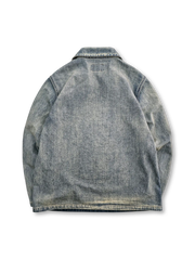 Vネック ワークシャツ