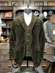 中長丈コーデュロイハンティングジャケット