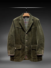 中長丈コーデュロイハンティングジャケット