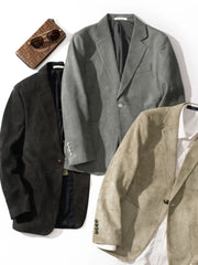 スエード ハンティングブレザー