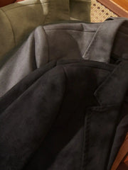 スエード ハンティングブレザー