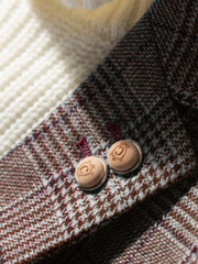 イングリッシュチェックウールジャケット