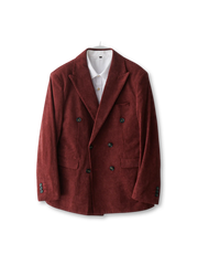 ダブルブレストコーデュロイジャケット全体