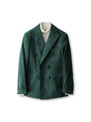 ダブルブレストコーデュロイジャケット全体