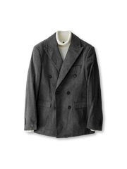 ダブルブレストコーデュロイジャケット全体