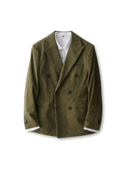 ダブルブレストコーデュロイジャケット全体