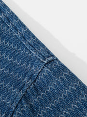 ヴィンテージウェーブデニム長袖シャツ