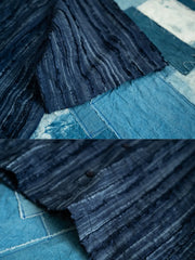 シェアードインディゴ風リラックスシャツ