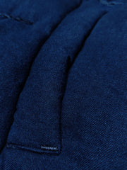 藍染め 中綿入り はんてん