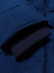 藍染め 中綿入り はんてん